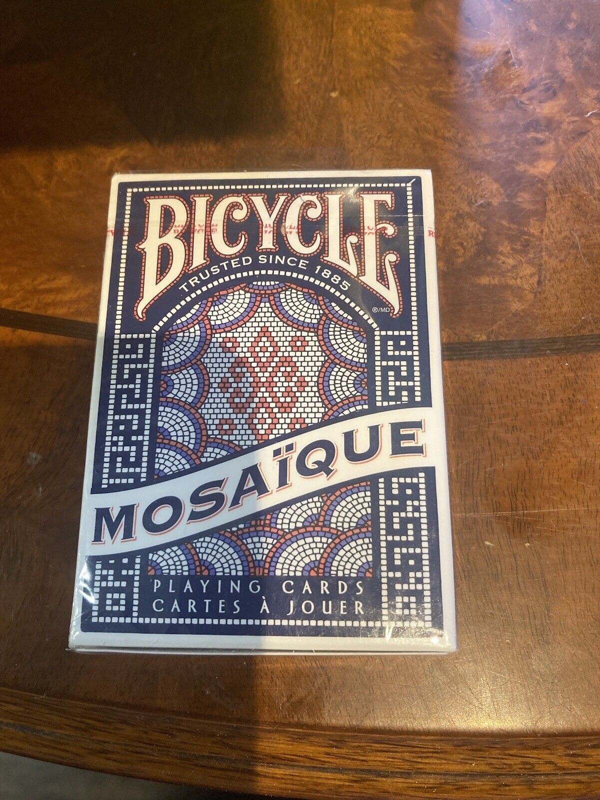Playing Card Deck, Bicycle Mosaique, Mosaic Tiles Design, Sealed.