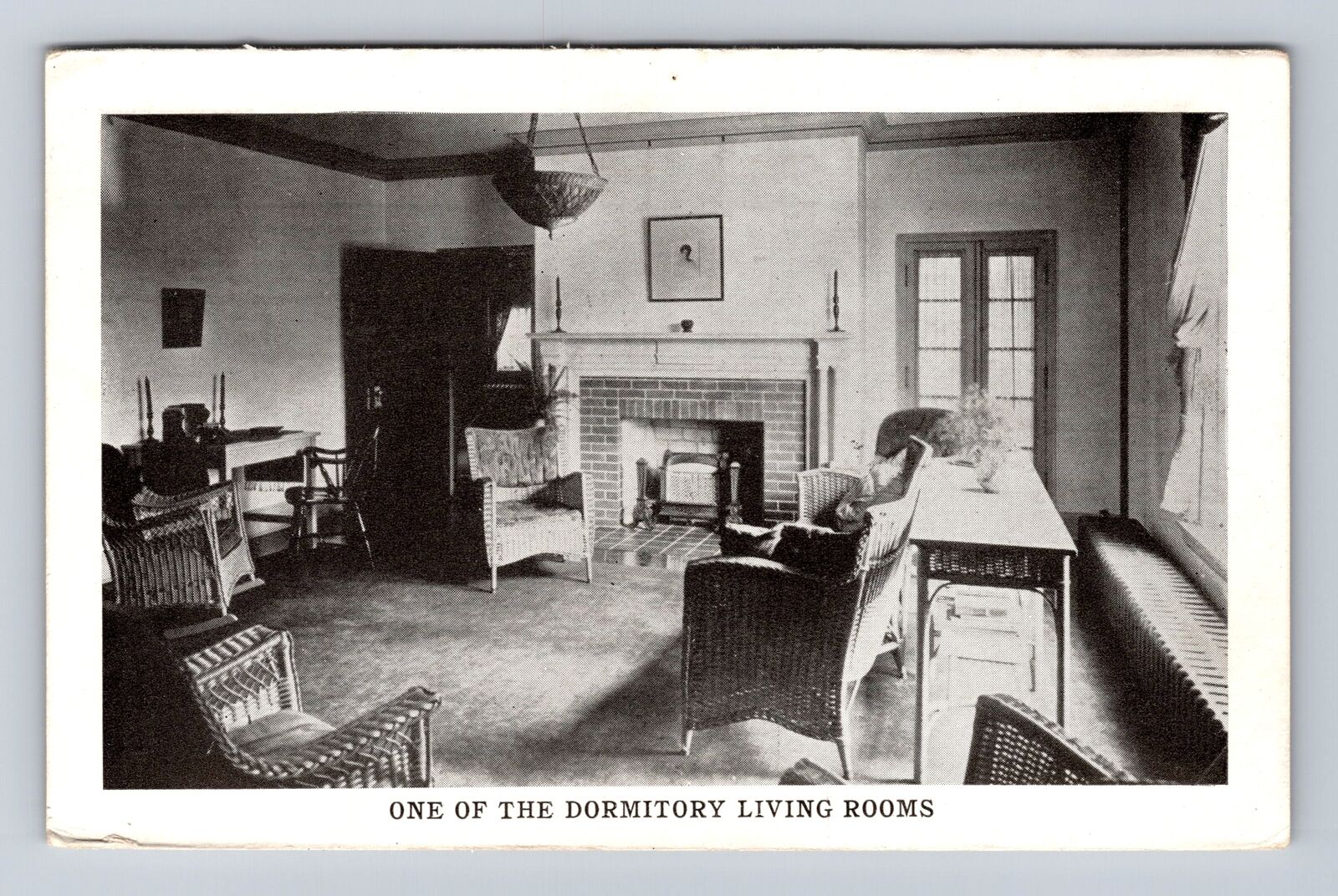 Greeley CO-Colorado, Colorado St Teachers College Interior Dorm Vintage Postcard