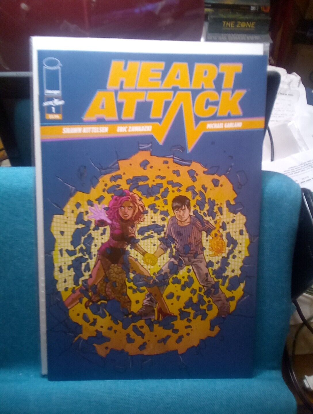 Heart Attack #1A, Optioned, Shawn Kittelsen, Eric Zawadzki, Image Comics, 2019