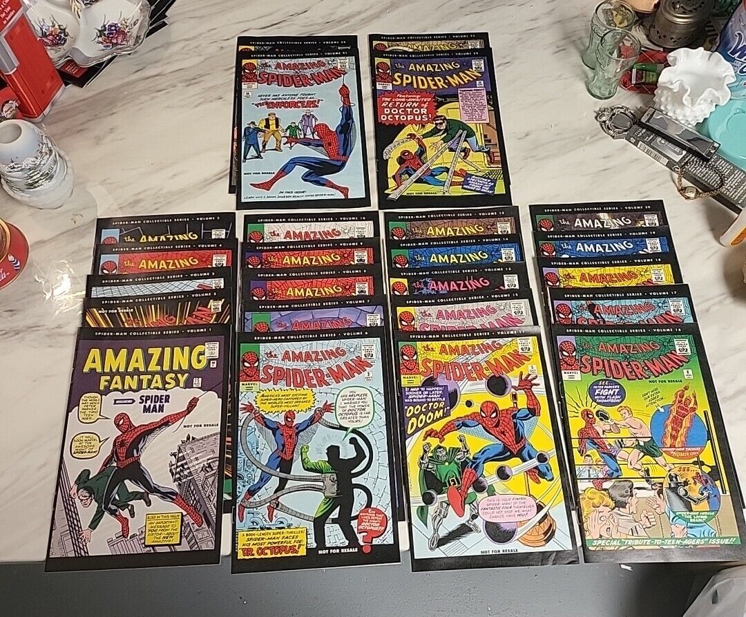 Vintage Marvel's Amazing Spider-Man Collectible Series Volumes 1-24