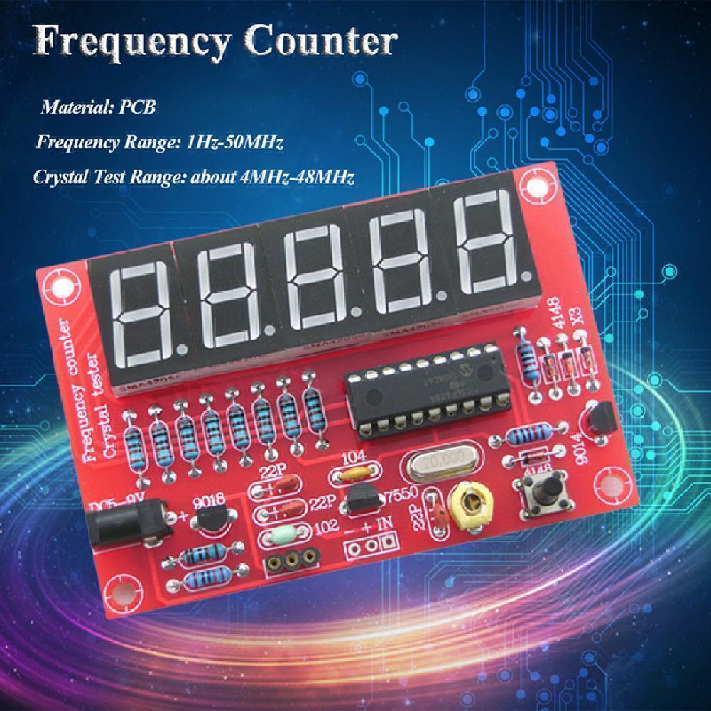 DIY Kits Range Conversion Crystal Oscillator Frequency Counter Tester Meter