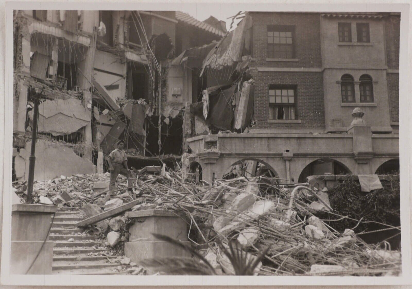 [CALIFORNIA-SANTA BARBARA-EARTHQUAKE] Collection of 75 Original Photos. 1925