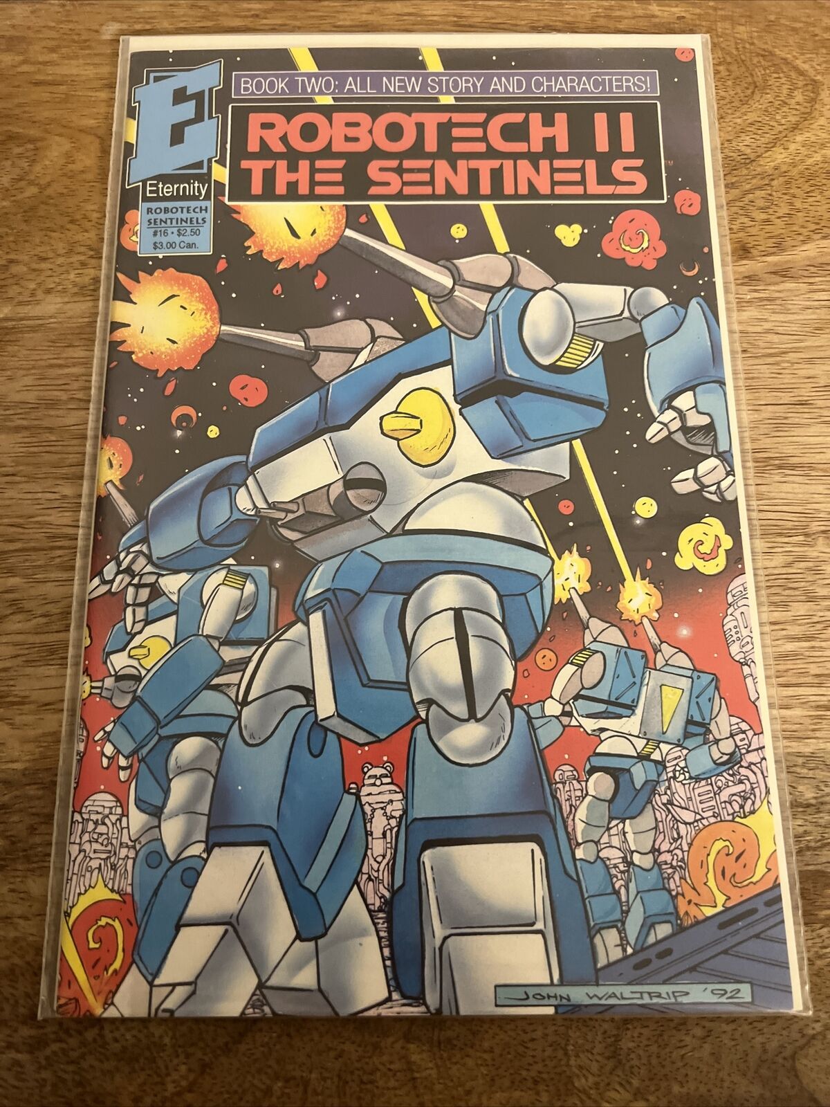 Robot tech ll The Sentinels Comic Book Eternity Issue#16 New