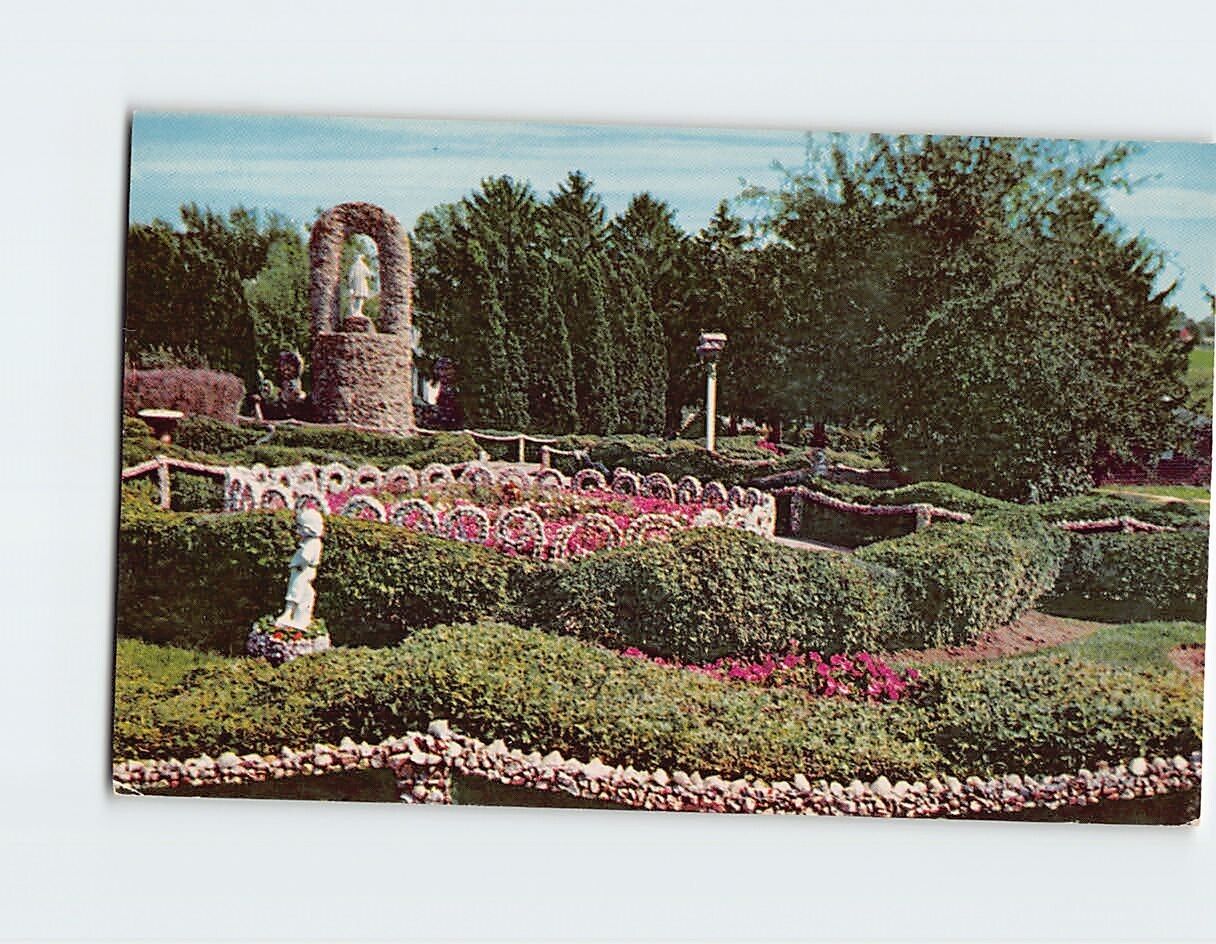 Postcard Grotto Gardens, Dickeyville, Wisconsin