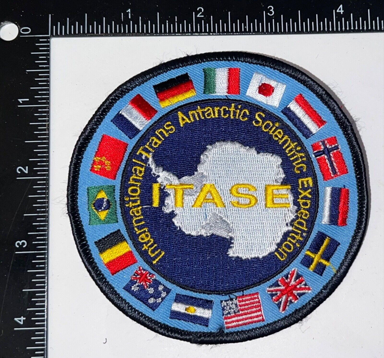 ITASE International Trans Antarctic Scientific Expedition Patch