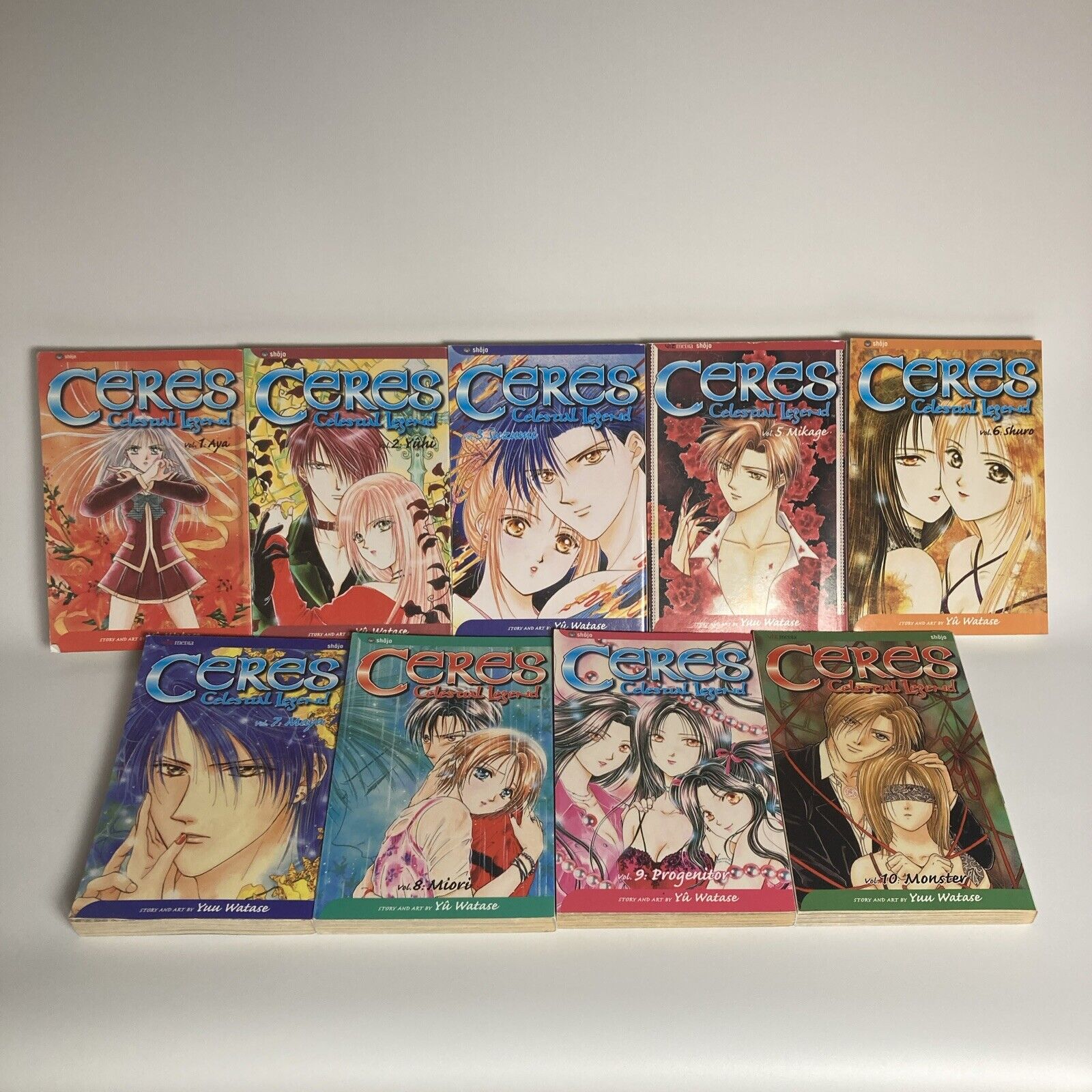 CERES: CELESTIAL LEGEND, Yuu Watase Viz Manga 1 2 3 5 6 7 8 9