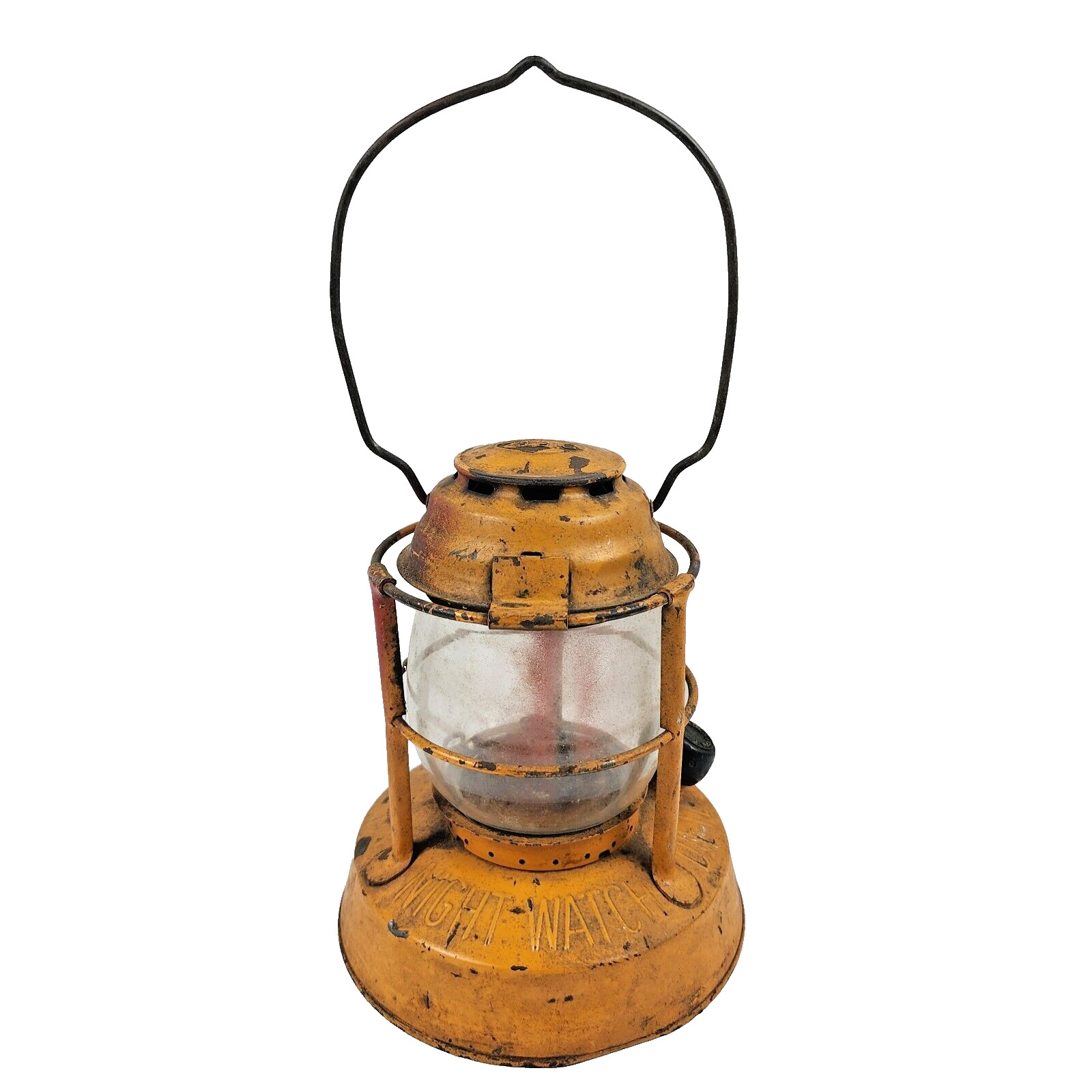 Vintage Dietz Night Watch Lantern, Yellow
