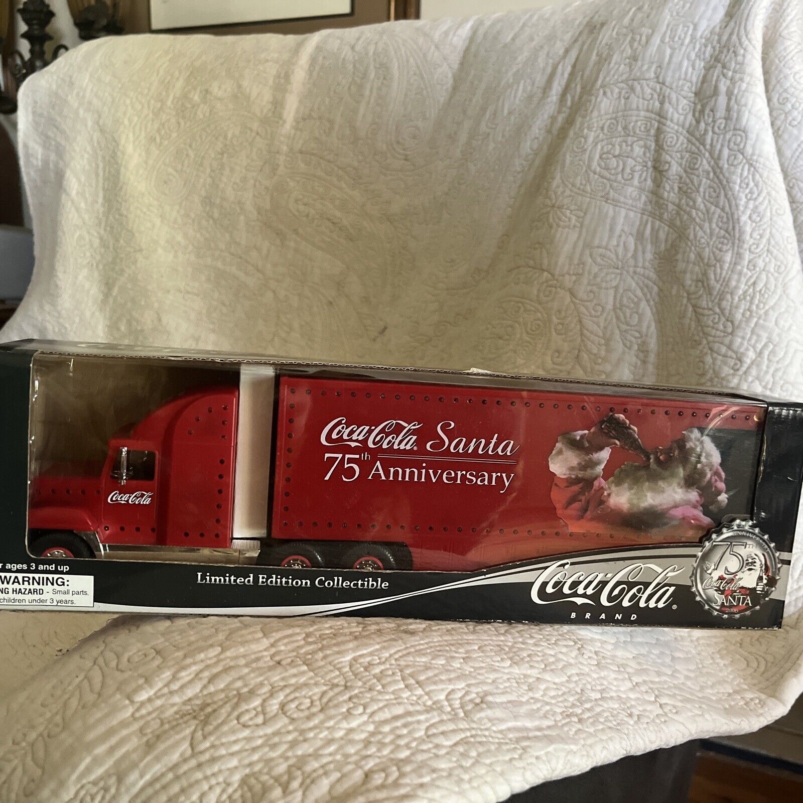 NEW 2006 Coca-Cola Santa 75th Anniversary Limited Edition Collectible Red SEMI