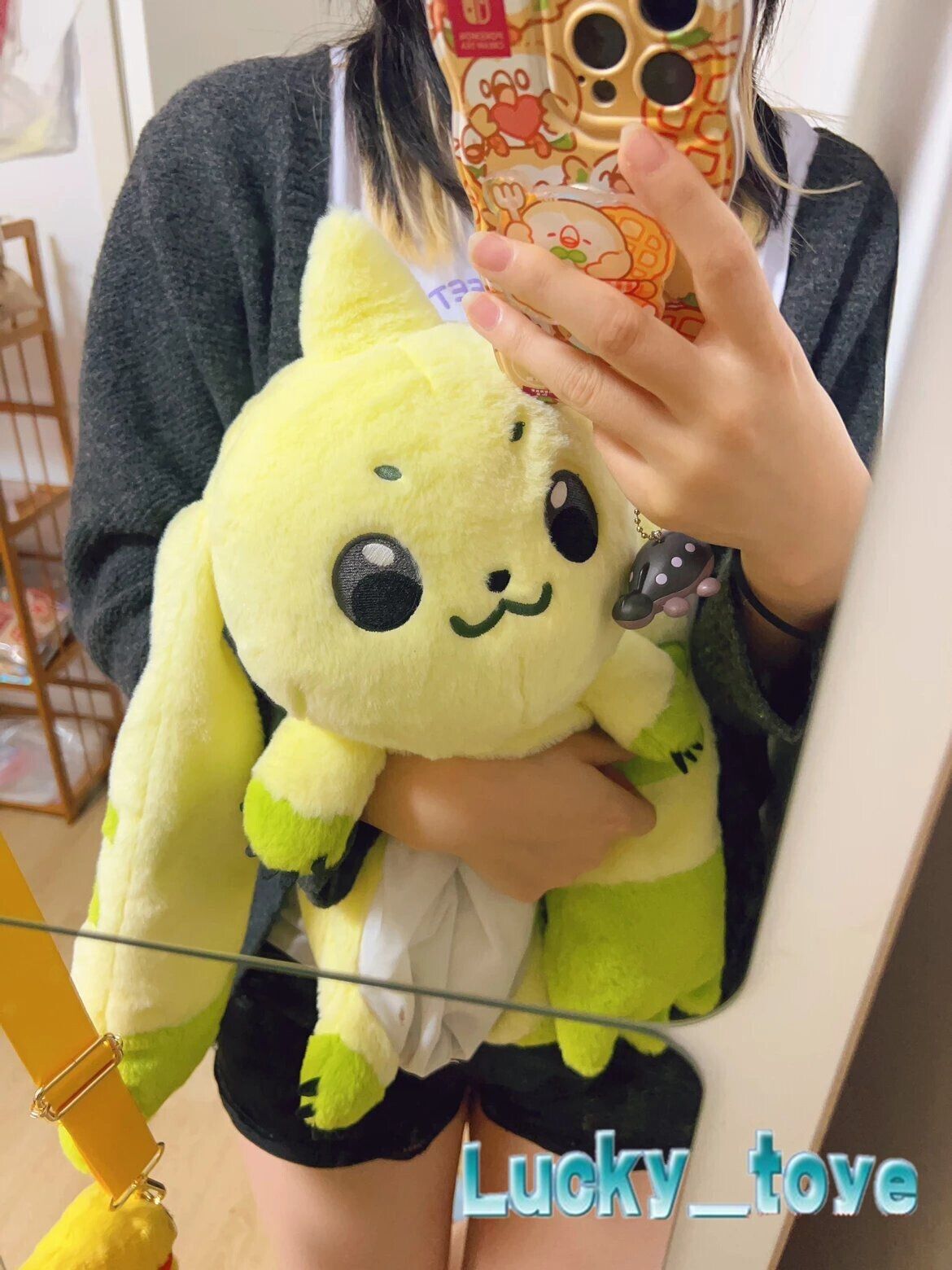 Anime Digimon Adventure Terriermon Plush Hat Digital Monster Doll Plushie Toy