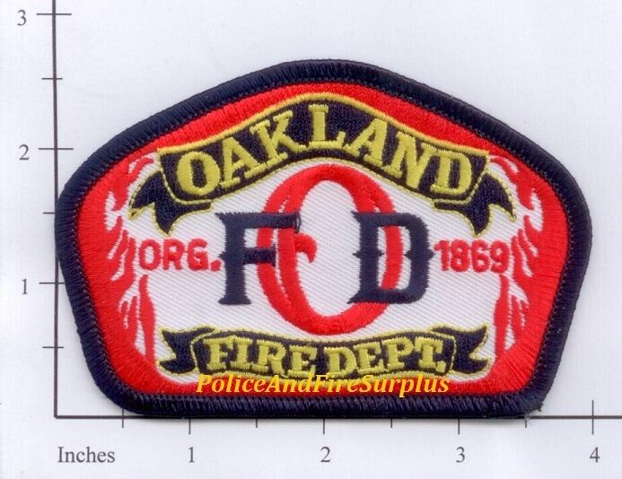 California - Oakland CA Fire Dept Patch