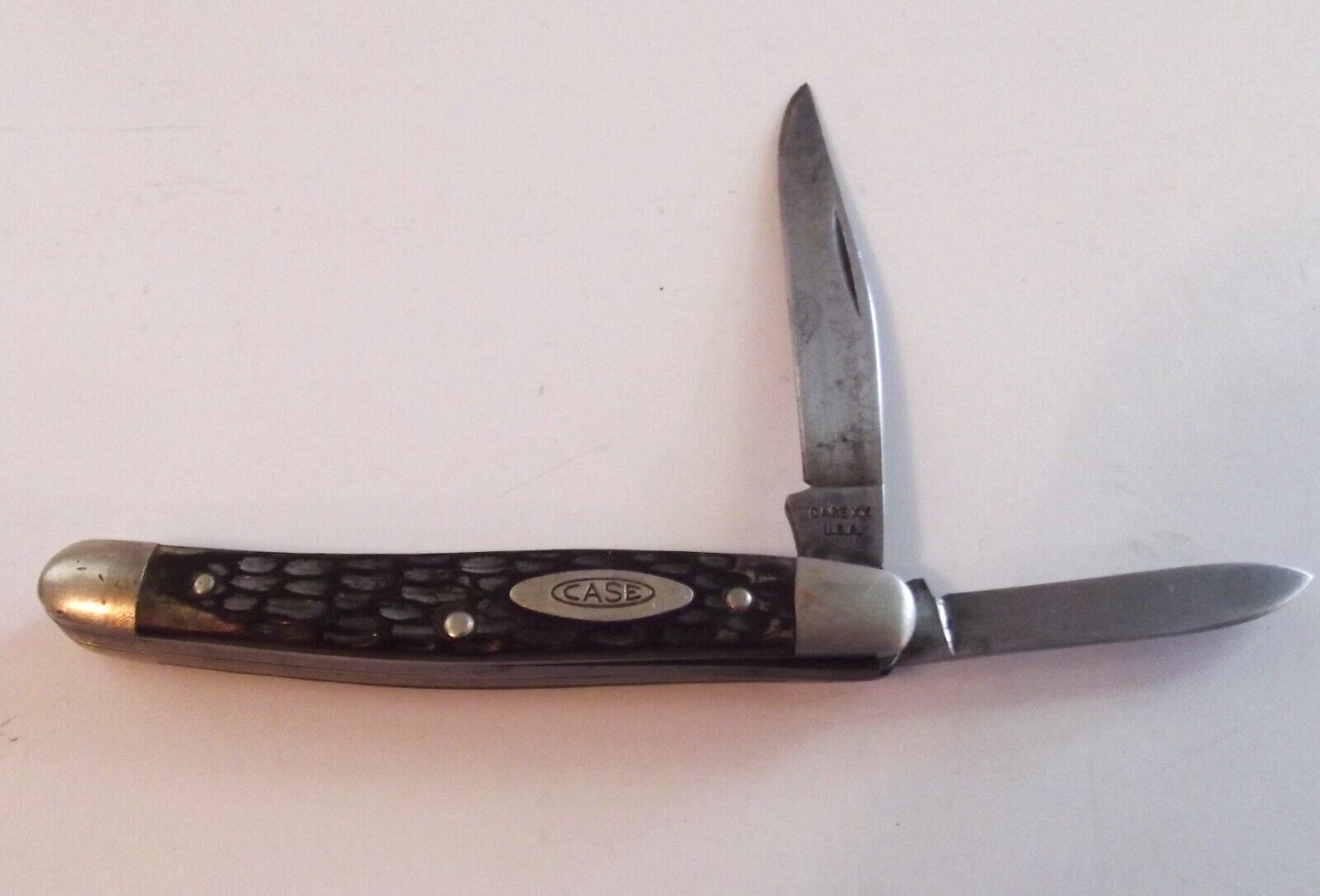 Vintage Case XX Pocket Knife 2 Blades-#6227 - good condition 2.75\