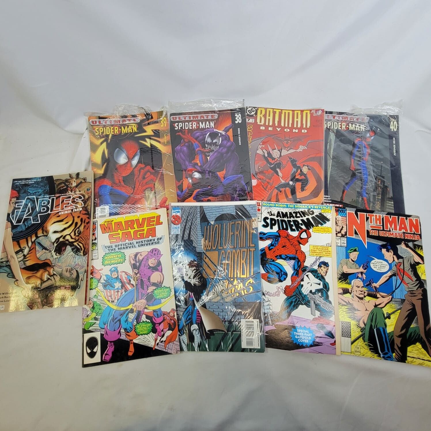 Vintage Lot of Marvel Comic Books 2000s Batman Spider-Man Nth Man