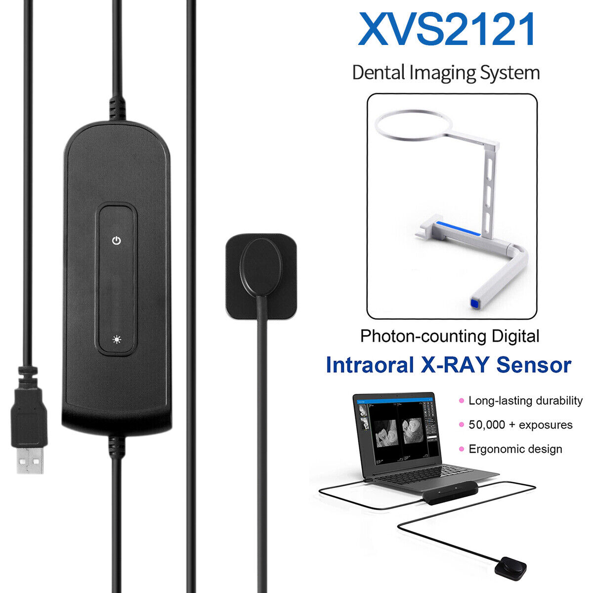 Portable Dental Xray Unit Digital Imaging Machine High Frequency/X-Ray Sensor
