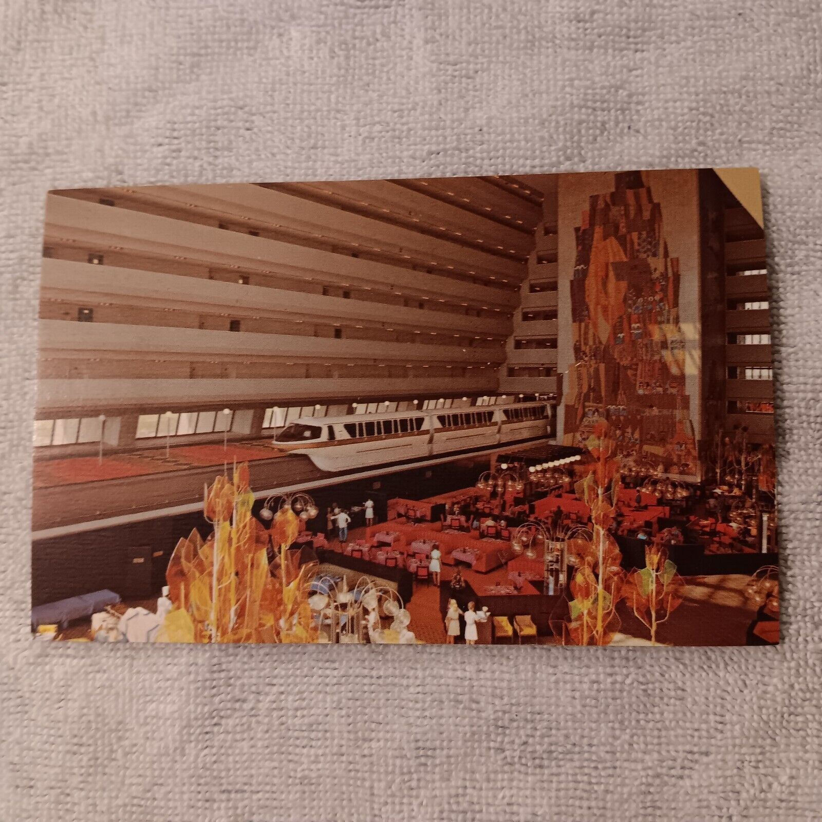 Vintage Postcard Walt Disney World Grand Canyon Concourse