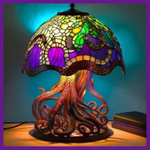 Octopus Table Magic Mushroom Lamp