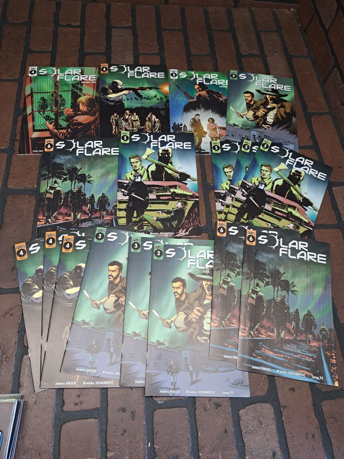 Solar Flare Lot Of 17 All VF/NM Scout Comics