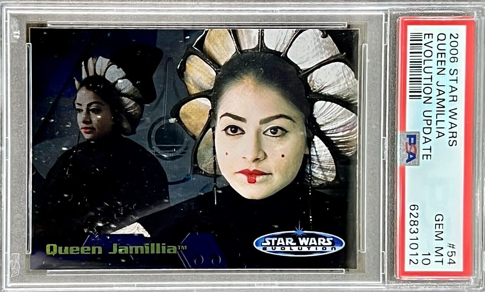2006 Star Wars Evolution Queen Jamillia #54 PSA 10 GEM MINT (RARE: Population 1)
