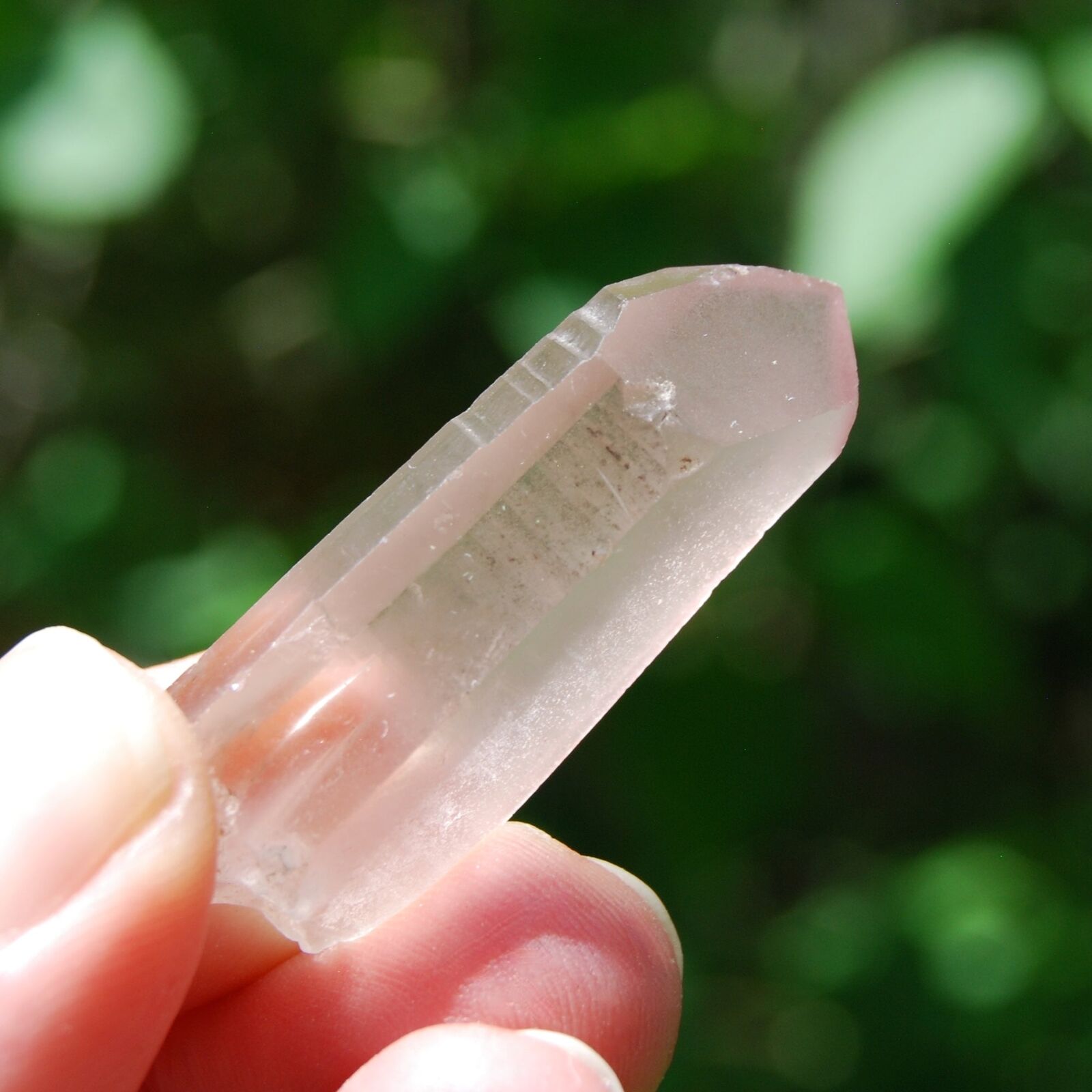 1.7in 11g Rare Pink Lithium Lemurian Quartz Crystal Starbrary, Brazil a11