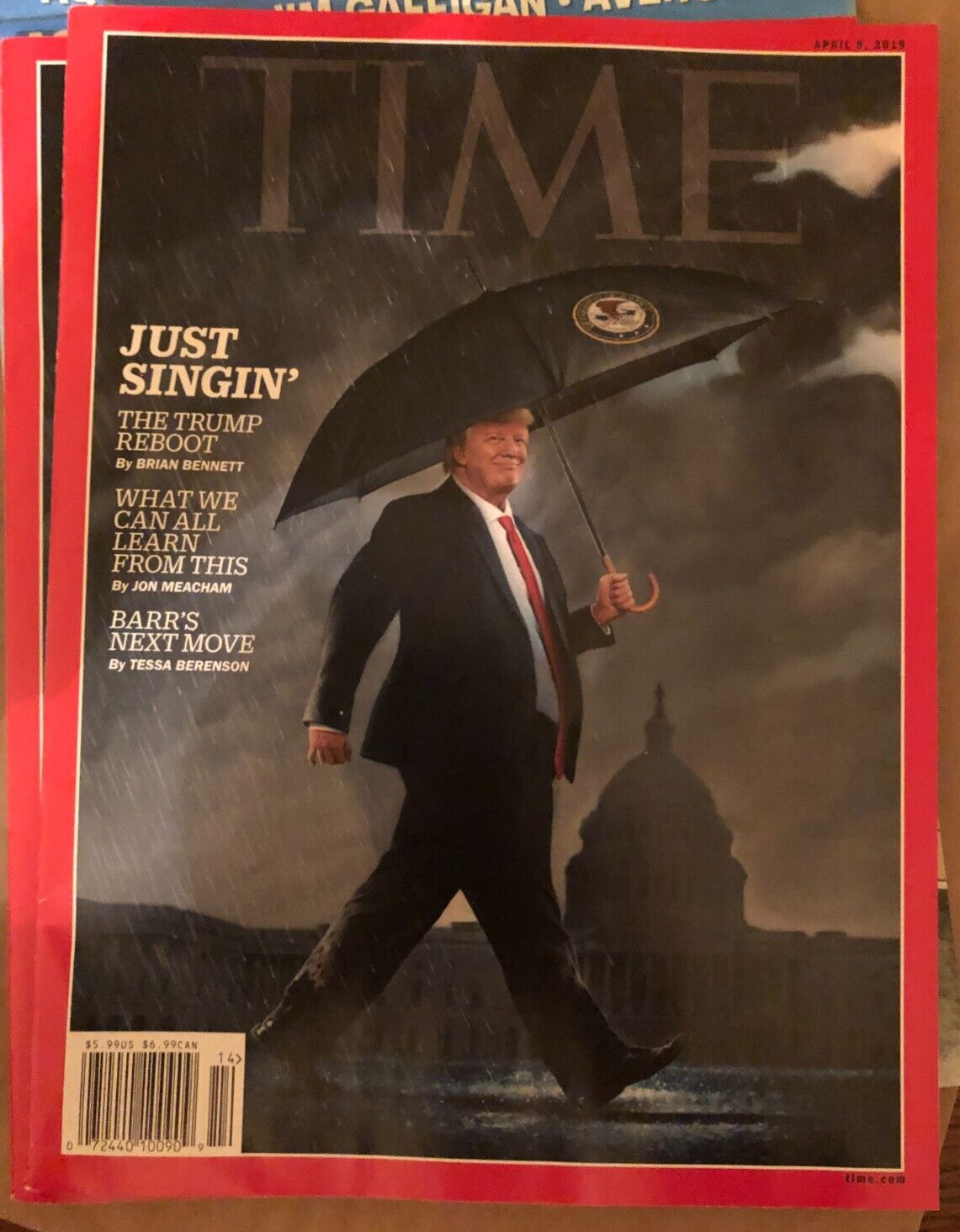 Time Magazine April 8, 2019 \