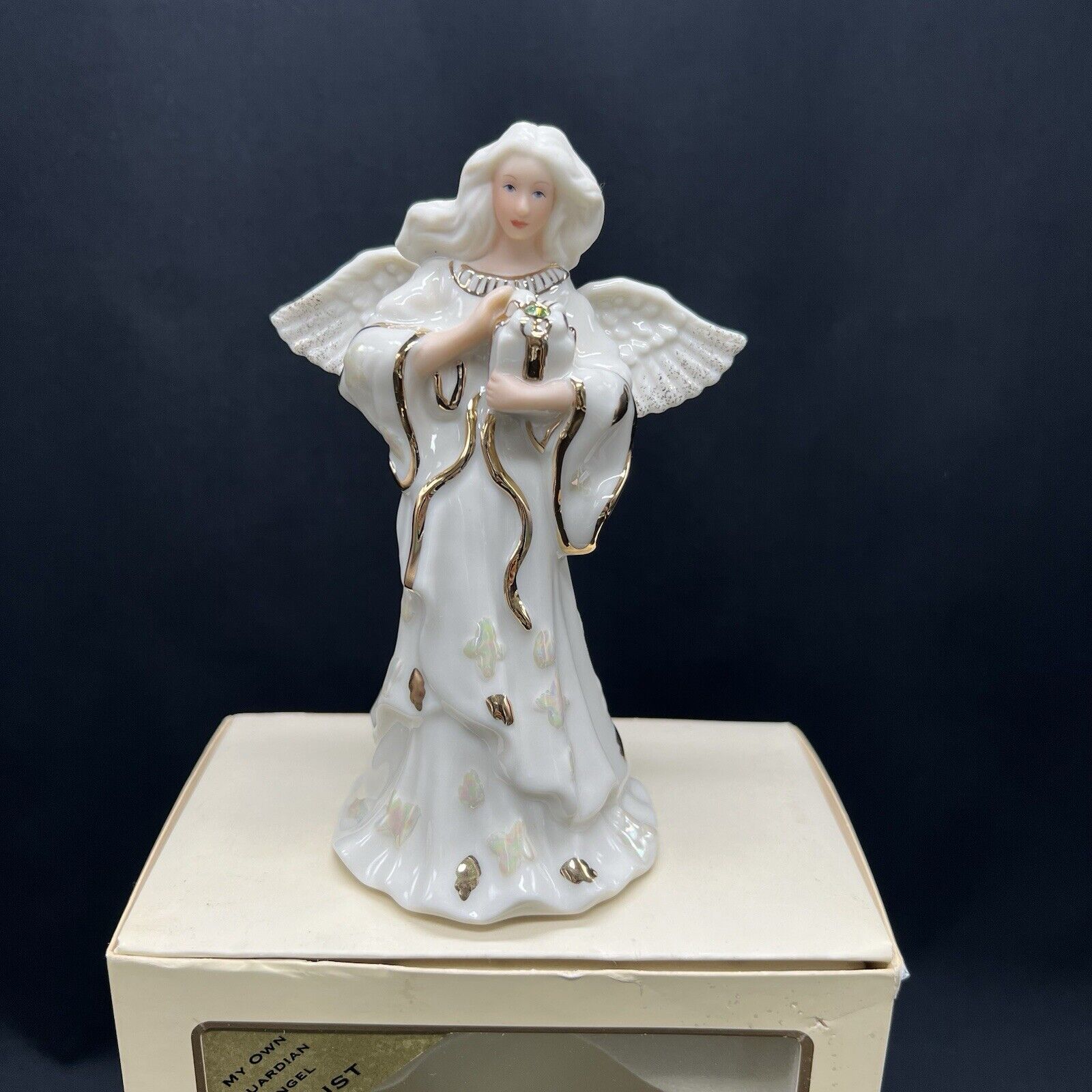 Lenox “My Own Guardian Angel” AUGUST Birthday Figurine #790592
