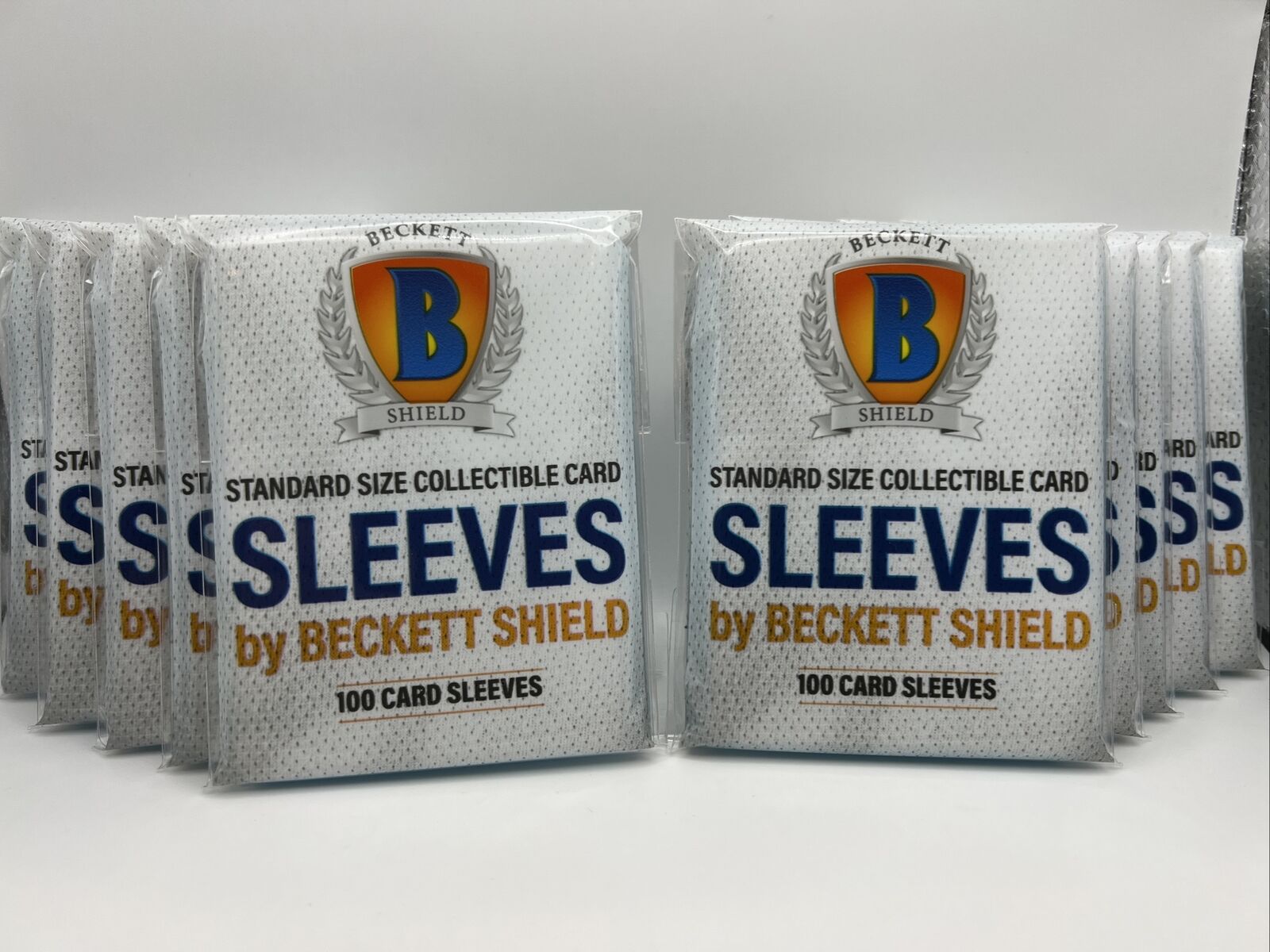 Beckett Shield Soft Penny Card Sleeves 10 Packs of 100 Sleeves for Standard Card