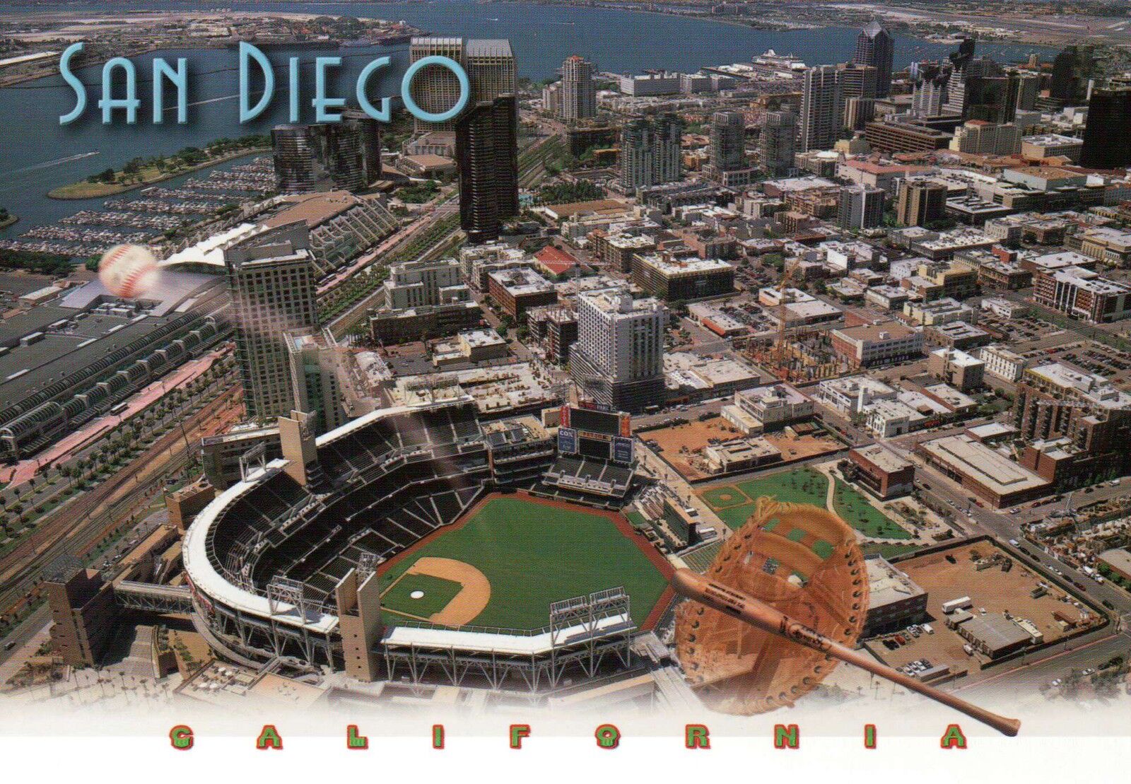 Petco Park Stadium, San Diego Padres --- Beautiful  5 x 7 Baseball Postcard