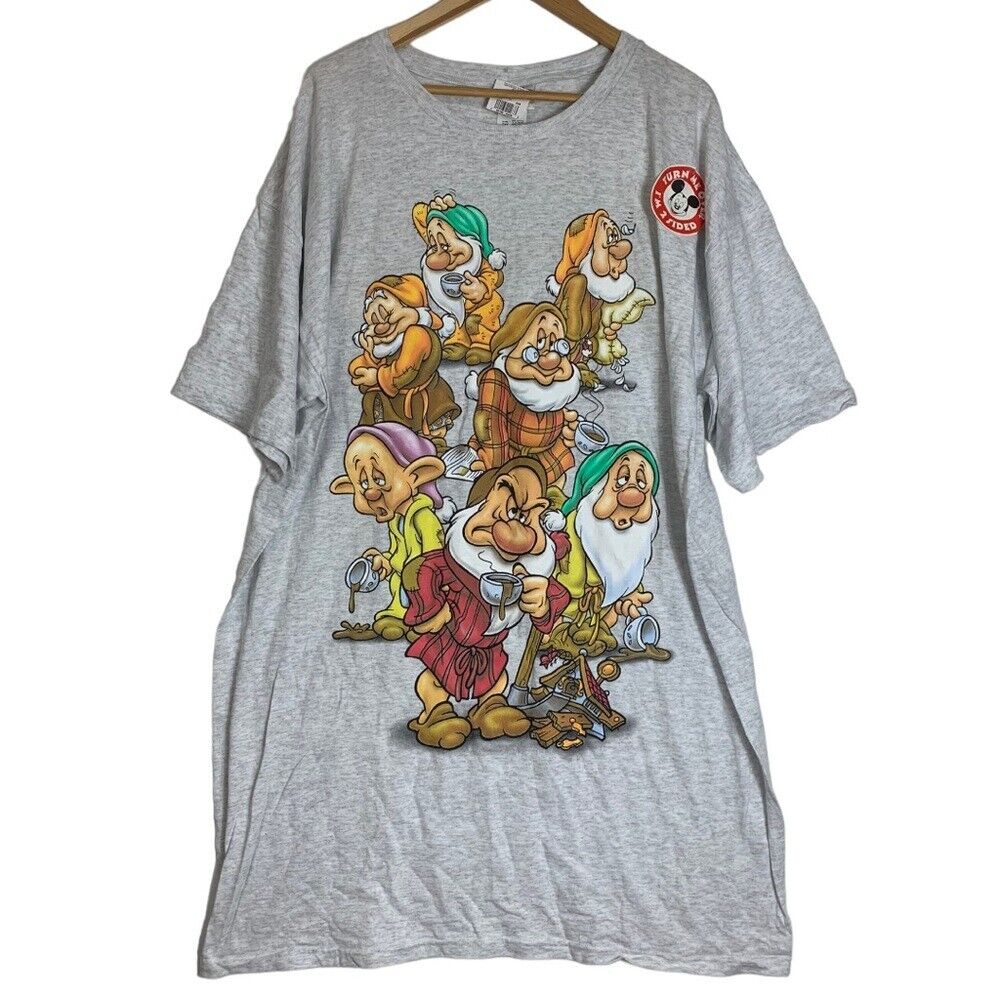 Vintage Disney’s Snow White And The Seven Dwarfs Sleepwear T-Shirt OS Deadstock
