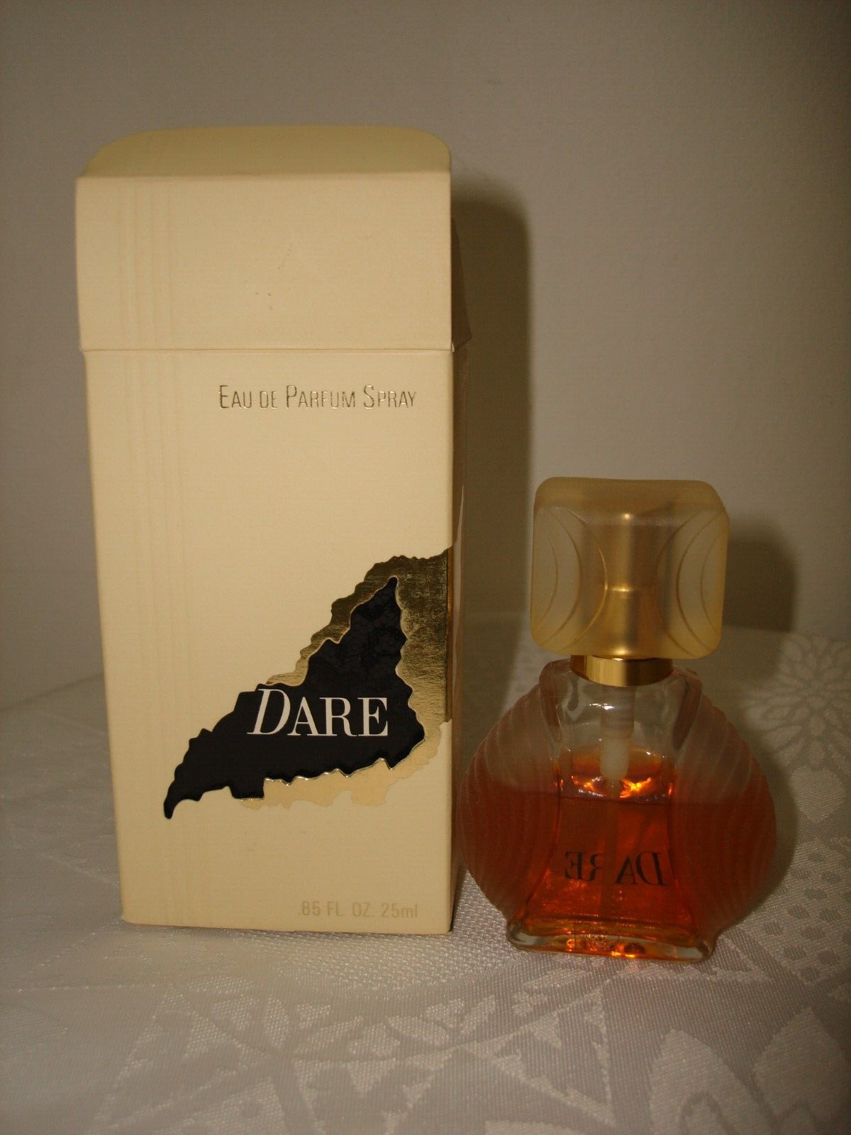 Vintage Brand New Quintessence Dare Spray Eau De Parfum .85 Fl Oz 25 ml With Box