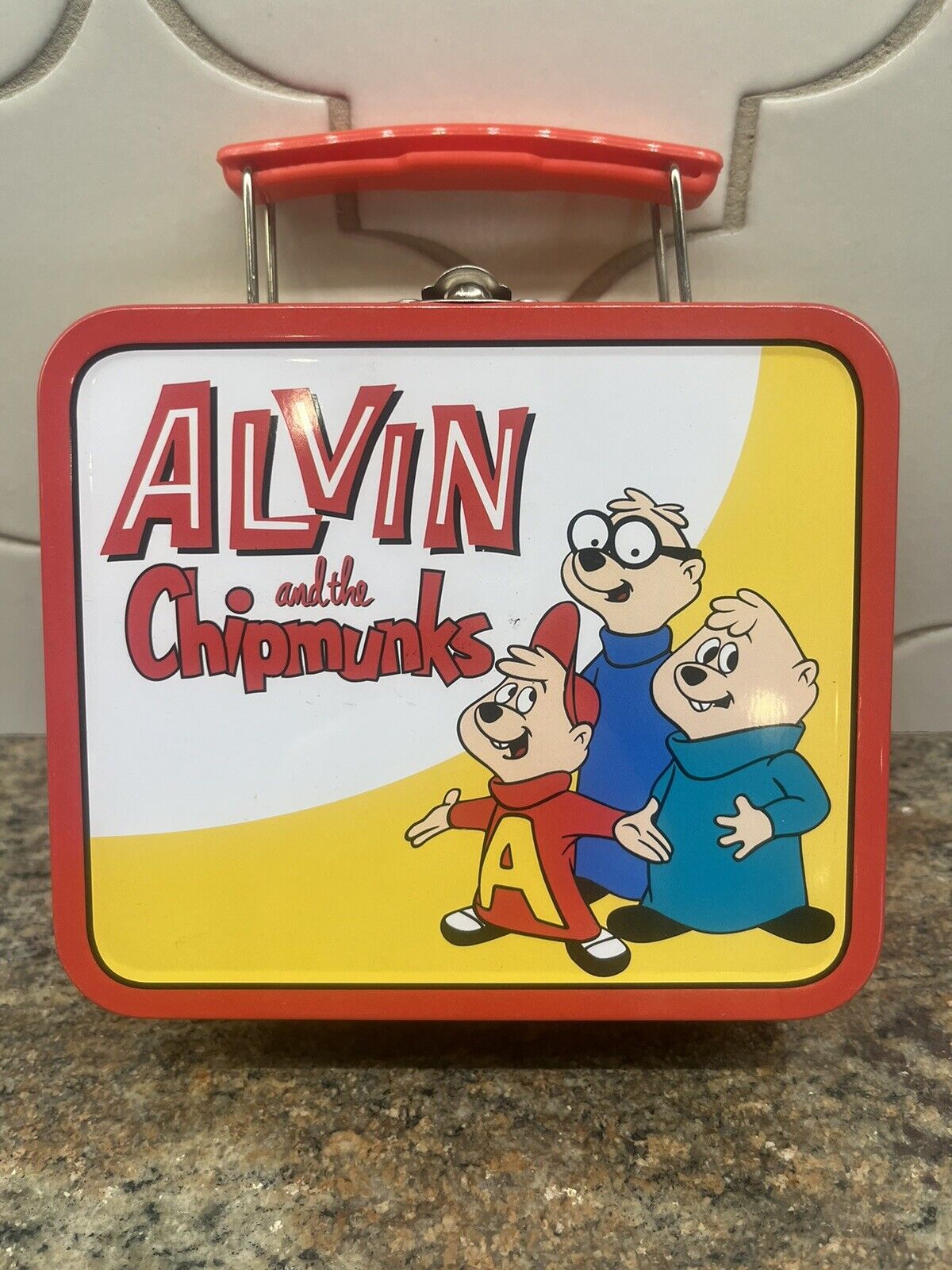Vintage 1997 Alvin and the Chipmunks Mini Lunch Box tin