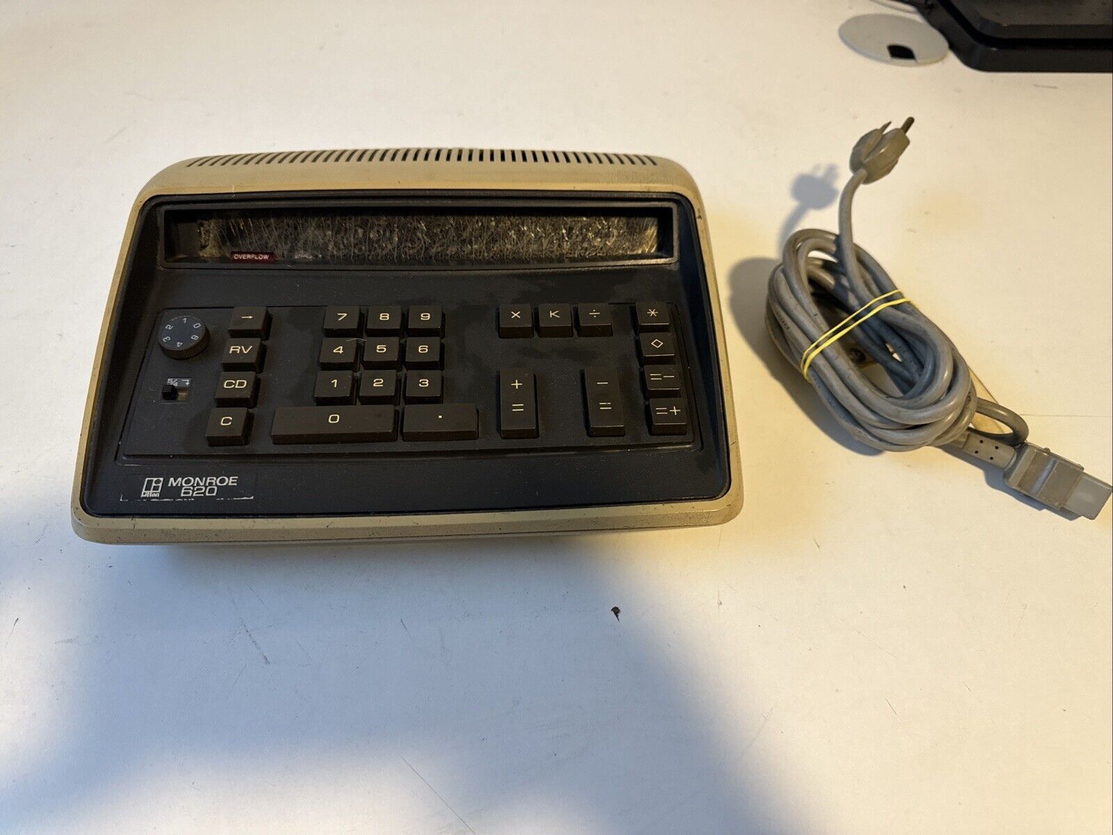 Vintage Monroe 620 Digital Calculator Litton