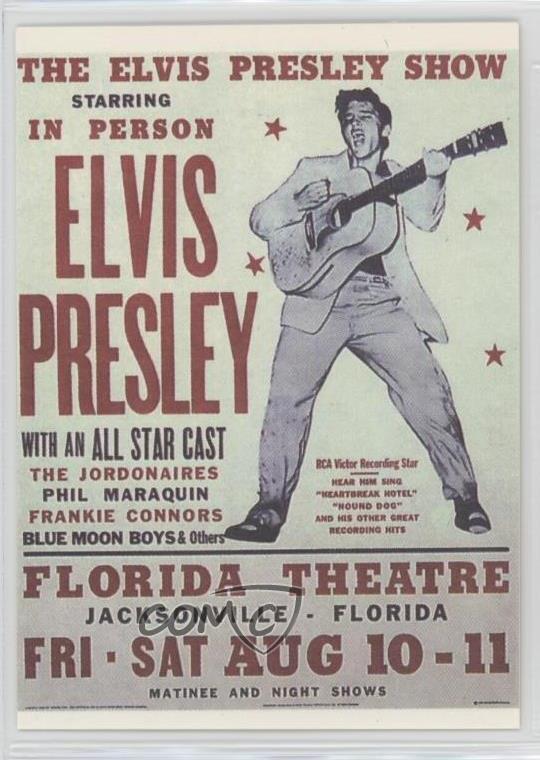 1991 Freedom Press Rock Posters Elvis Presley #1 0kb5