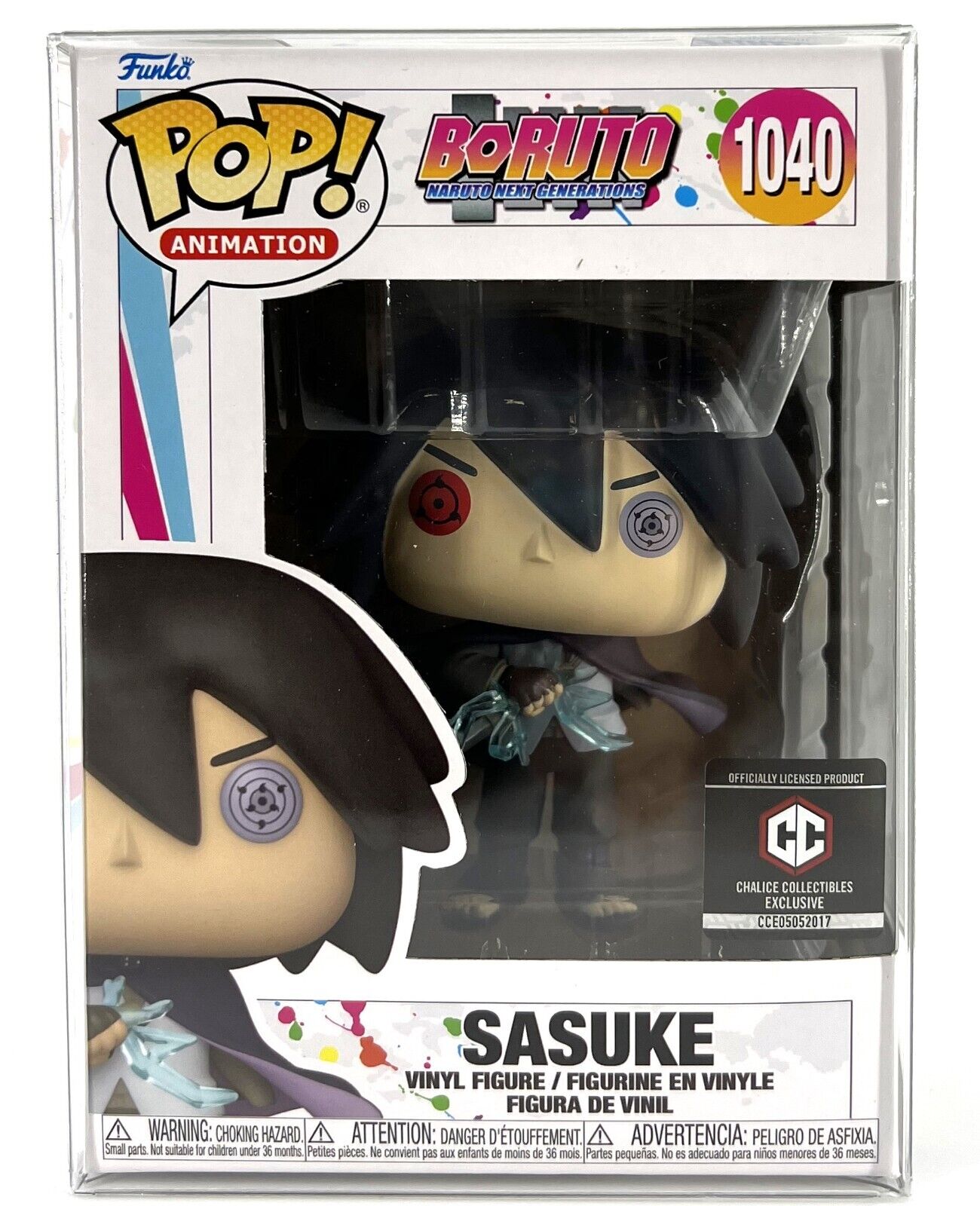 Funko Pop Boruto Sasuke #1040 Chalice Collectibles Exclusive