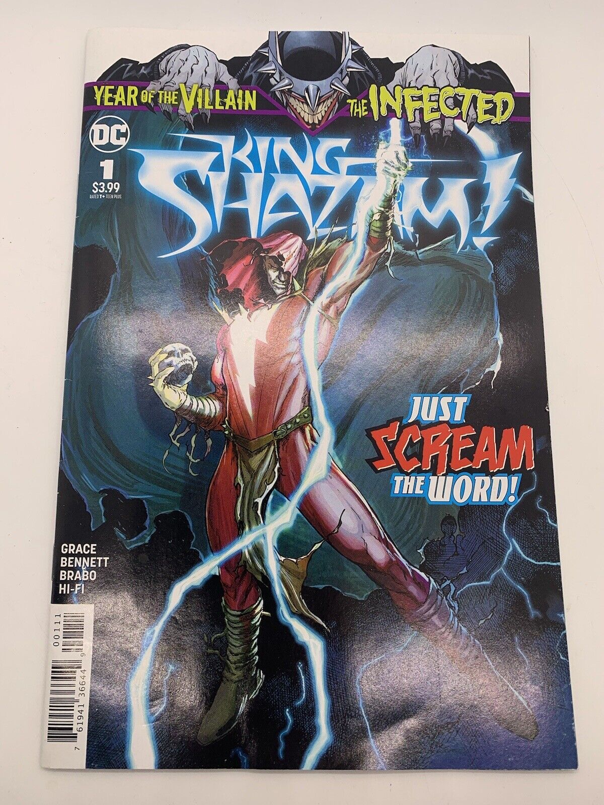The Infected: King Shazam #1 Main Cover Year of the Villain DC COMICS NM