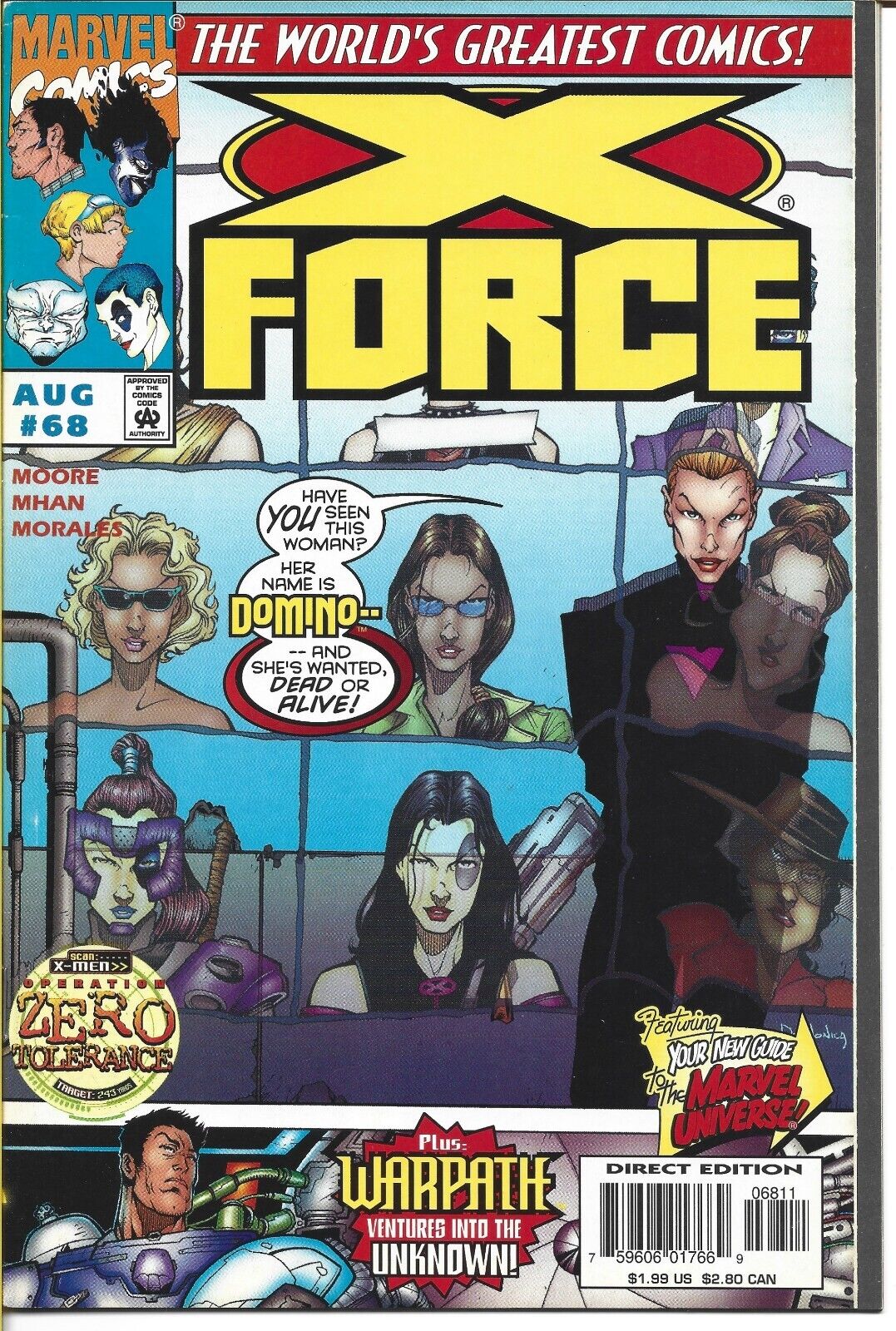 X-FORCE #68 MARVEL COMICS 1997 BAGGED AND BOARDED