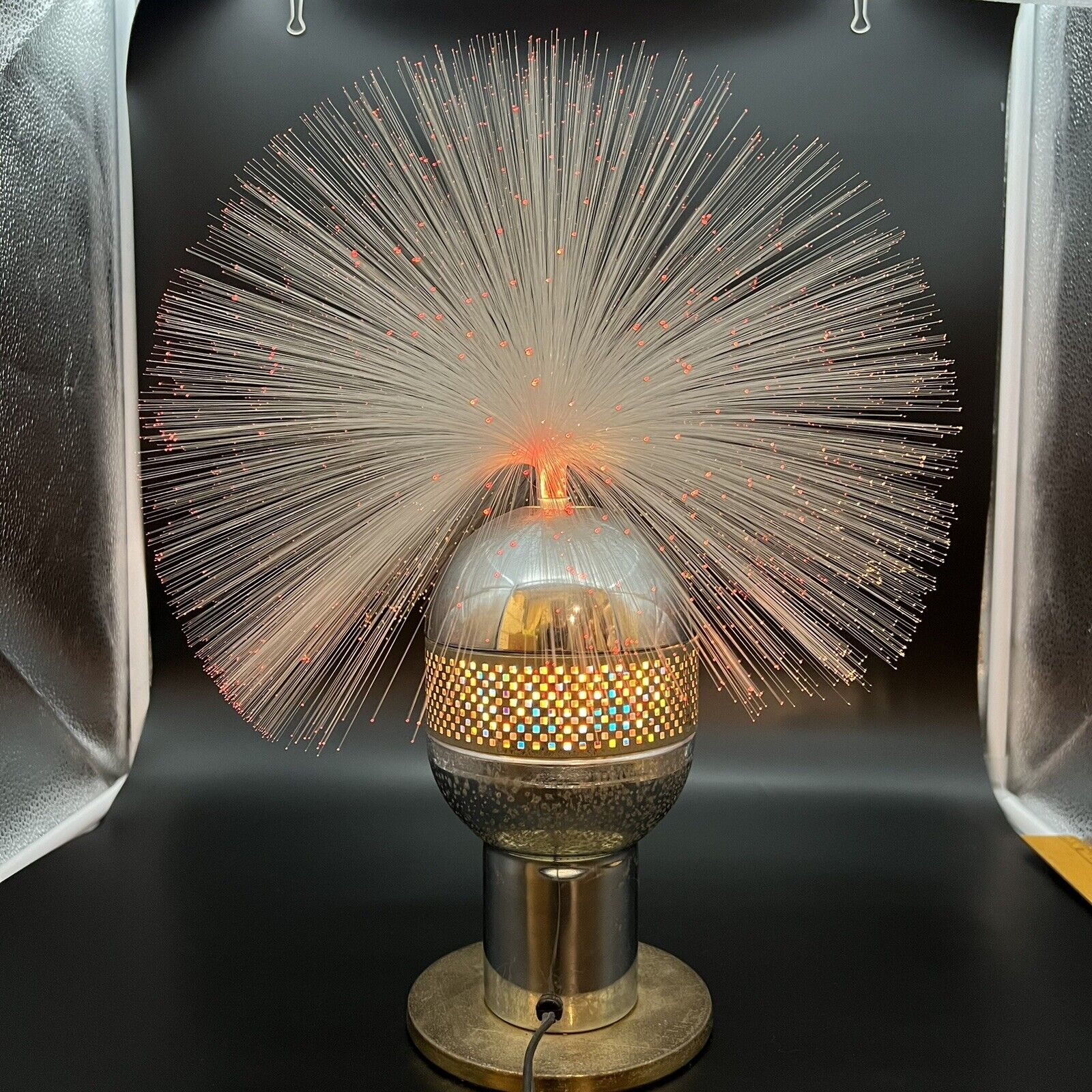 Vintage Fantasia Omni 1500 Fiber Optic Lamp With Original Spray RARE