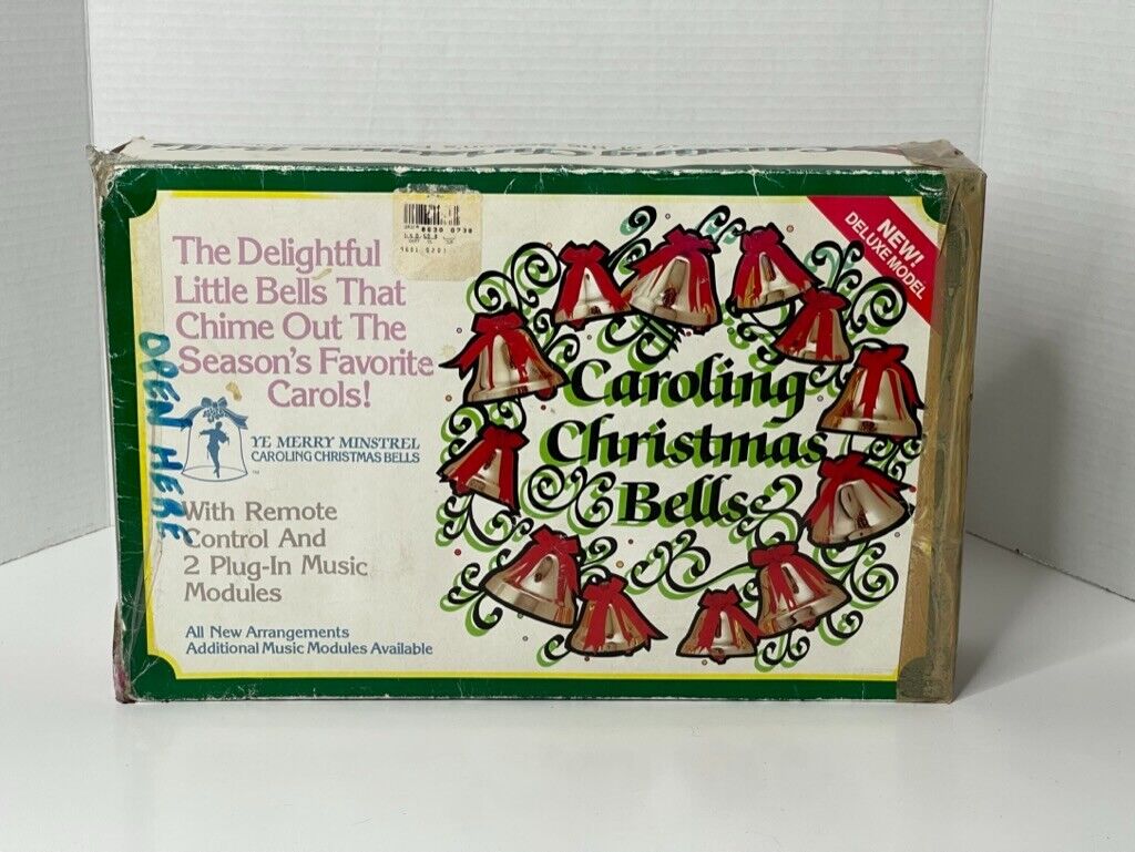 Vintage Ye Merry Minstrel Caroling Christmas Bells AUS 201 Plays 47 Songs TESTED