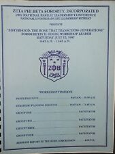 Zeta Phi Beta Sorority Inc National Basilei Leadership Conference  July 1997... picture