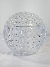 Vintage MCM Golf Ball Lucite Acrylic Ice Bucket Grainware Large 8.5