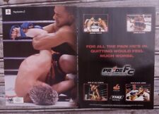 Pride FC Fighting Championship PS2 Video Game Art 2003 Print Ad/Poster  picture