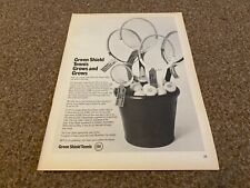 WFBK9 ADVERT 11X8 GREEN SHIELD TENNIS GROWS & GROWS picture