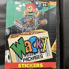 Topps 1991 Wacky Packages Stickers 48 Packs Full Box picture