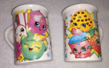 Pair of 2016 Frankford Candy LLC Shopkins Coffee Mugs picture