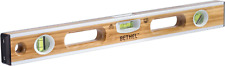 Bamboo Level, 24 Inch Level & Tool Solid Block Acrylic Vials, Resists Mortar Adh picture