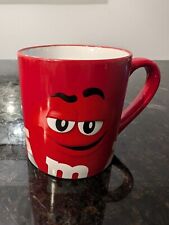 Red M&M Coffee Mug Cup • 