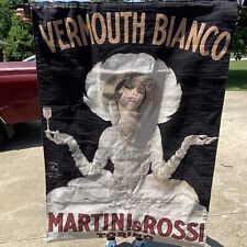 Vermouth Bianco Martini & Rossi Torino Vintage Tapestry Stitched Wall Hanging picture
