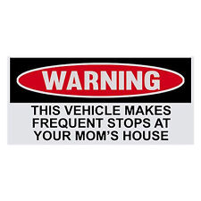 Funny Warning Driver May Be Jerking Off Vinyl Sticker Car Truck Window Decal picture
