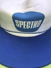 Vintage Spectro High Performance Oil Mesh Trucker Snapback Hat picture