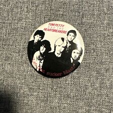 Vintage Pinback Button - TOM PETTY & THE HEARTBREAKERS Rock n Roll Pin 1.75