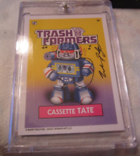 Autographed Mark Pingitore Garbage Pail Kids Trashformers Cassette Tate, Signed picture