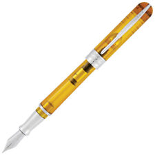 Pineider Avatar Ultra Resin Demo Fountain Pen, Amber, Extra Fine Point, New picture